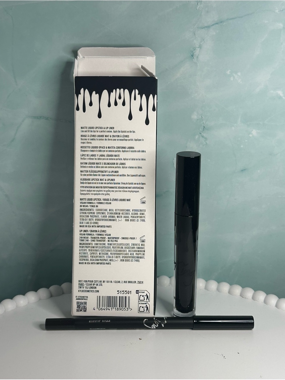 KYLIE King Kylie Matte Liquid Lipstick/Lip Liner - Dead of Knight- Lmt Ed. RARE - Picture 2 of 3